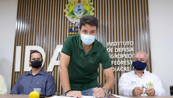 Governador Gladson assina lei que institui carreira de auditor fiscal agropecuário