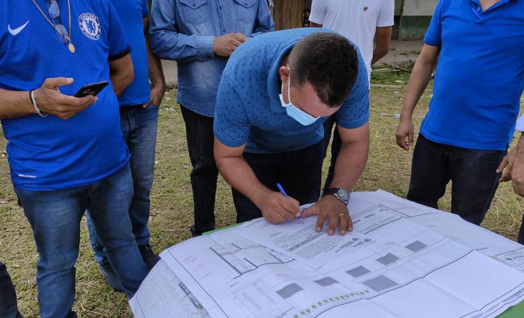 Prefeito do Jordão assina ordem de serviço para construção de mercado público