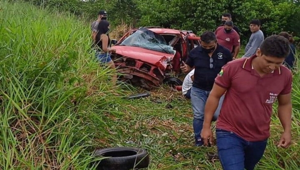 Acidente fatal na BR 317 registra morte de taxista e deixa 2 feridos