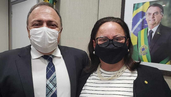 Vanda Milani participa ,juntamente com parte da bancada federal, de audiência com o ministro da Saúde,Eduardo Pazuello