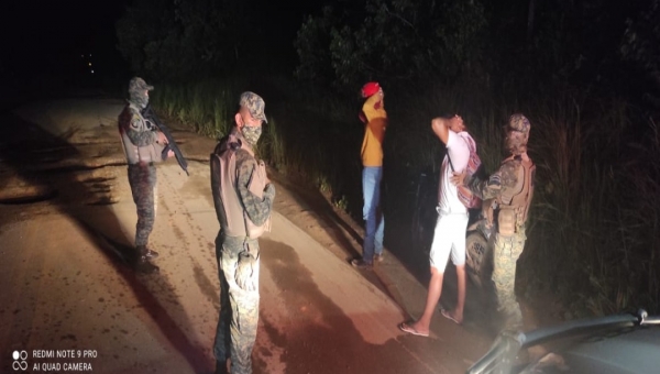 Gefron executa ação na fronteira para coibir ação de estrangeiros