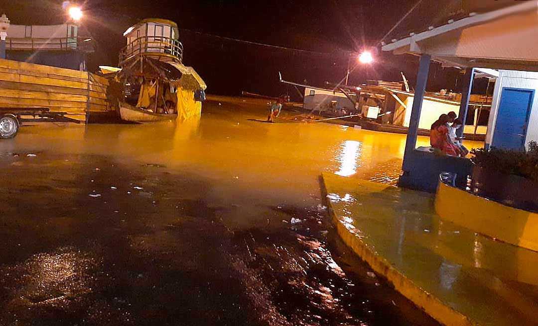 Rio Envira volta a subir em Feijó e coloca Defesa Civil em alerta