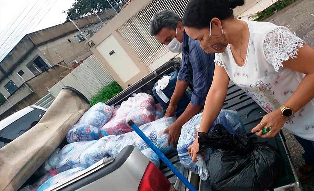Arasuper envia 4 toneladas de alimentos e materiais de limpeza para Tarauacá e Sena Madureira, afetados pelas cheias