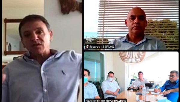 Gladson Cameli e Márcio Bittar discutem investimentos para o Acre no orçamento geral da União