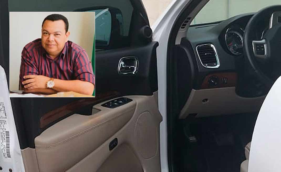 Criminosos usam “chupa cabra” e furtam pertences de dentro de carro de conselheiro de Gladson