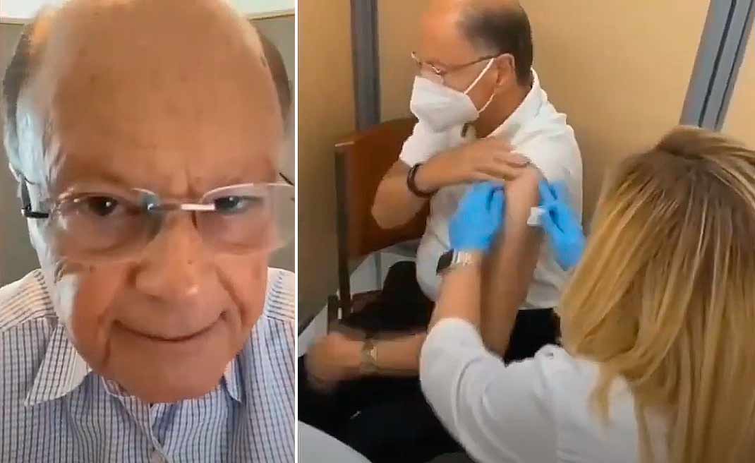 Edir Macedo critica vacinas anticovid, mas vai para a fila e toma o imunizante