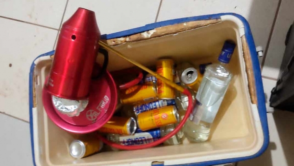 Festa regada a álcool e drogas é interrompida pela Polícia na Cidade Nova