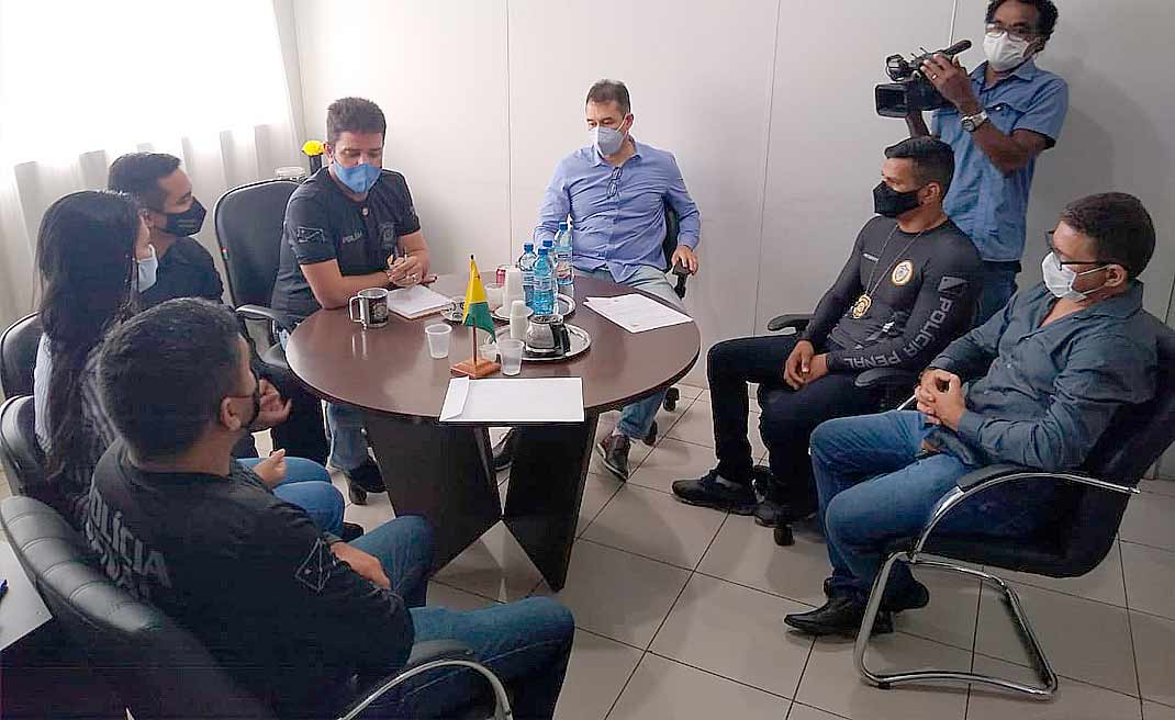 No Iapen, policiais penais pedem a Gladson prioridade na vacina após morte de servidores; "Sempre defendi essa prioridade", diz governador