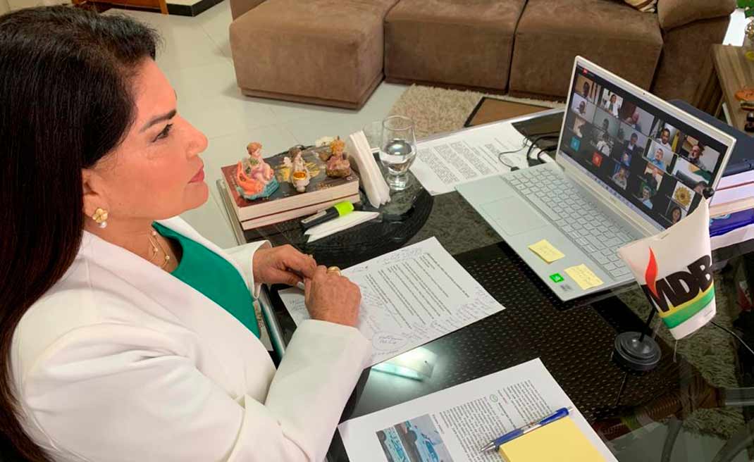 Antonia Sales destaca os 55 anos do MDB e diz que a sigla mantém suas características democráticas e de justiça social