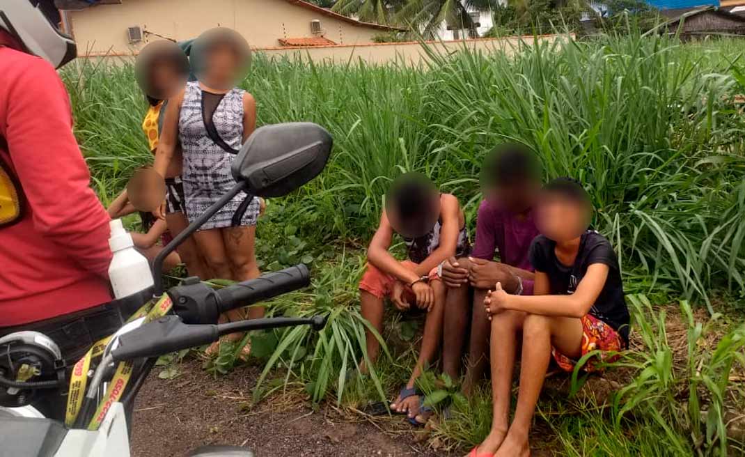 Novinhos da pesada são presos e apreendidos após roubarem mototaxistas e Centro de Referência