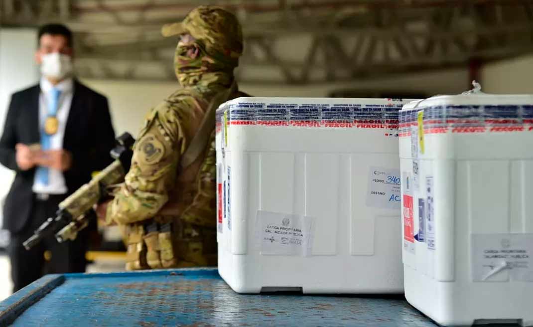 Acre recebe nesta quinta-feira mais 22 mil doses da vacina anticovid