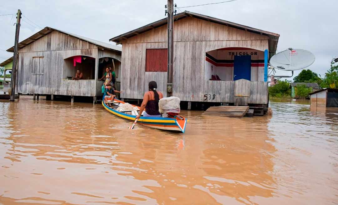 NOVA ENCHENTE: Rio Juruá marca 13,80 metros e já atinge 6 mil famílias em CZS