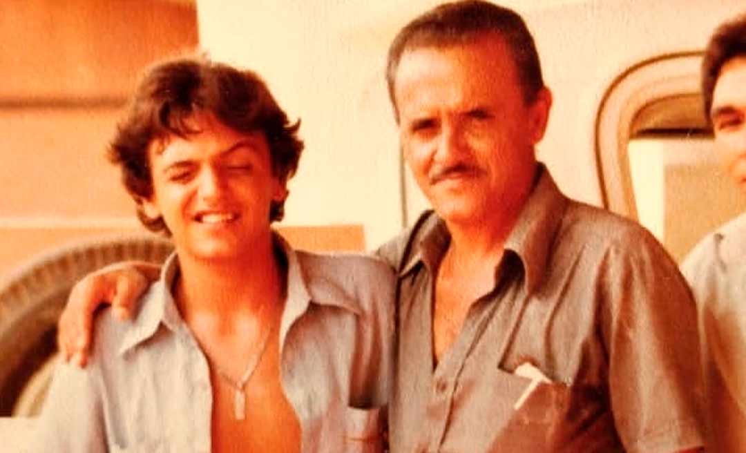 Marcio Bittar posta foto ao lado do pai e diz: “nada foi tão forte em mim quanto ele”