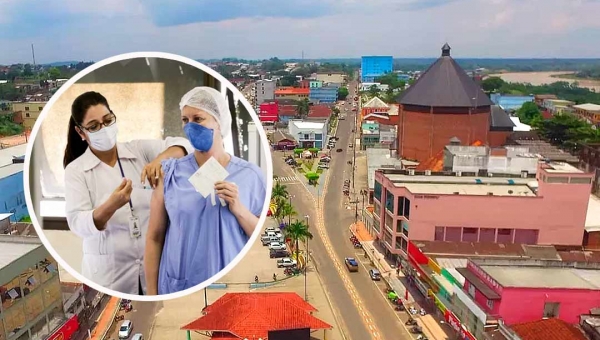 Cruzeiro do Sul já vacinou 90% dos profissionais de saúde da cidade