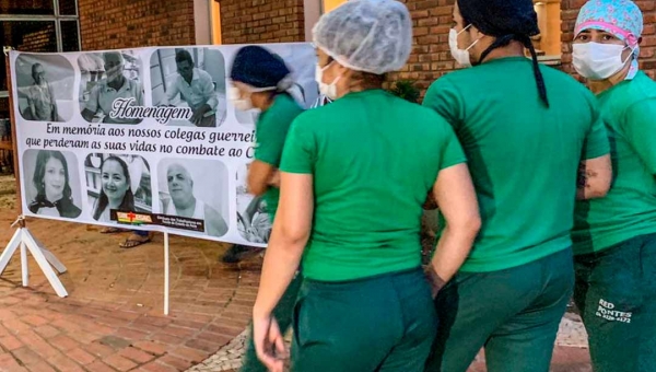 Acre perdeu 189 profissionais de saúde para a Covid-19