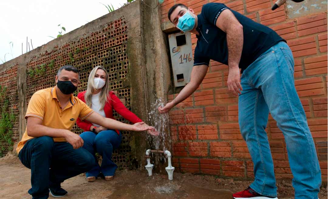 Depasa atende pedido da Aleac e moradores de parte da Habitasa recebem água após 18 anos de espera