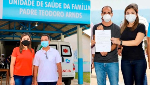 Jessica Sales visita obras e reafirma parceria em Cruzeiro do Sul e Rodrigues Alves