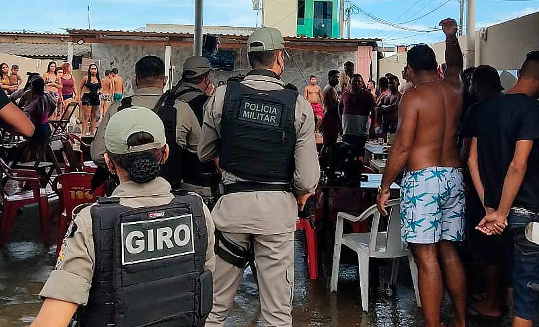Baile das novinhas é interrompido pela Polícia em residência no Boa União