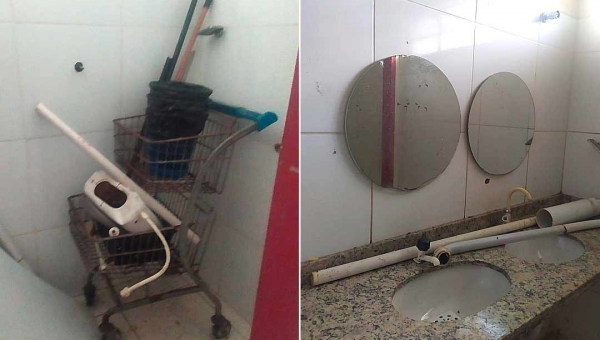 Hildegard Pascoal denuncia péssimas condições do Mercado Aziz Abucater, no Centro de Rio Branco