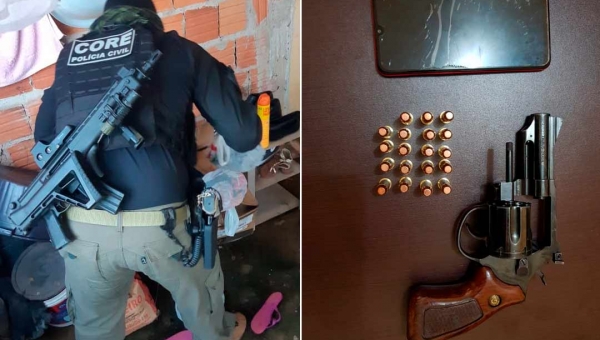 Polícia Civil prende dois e apreende arma de fogo no Cidade do Povo