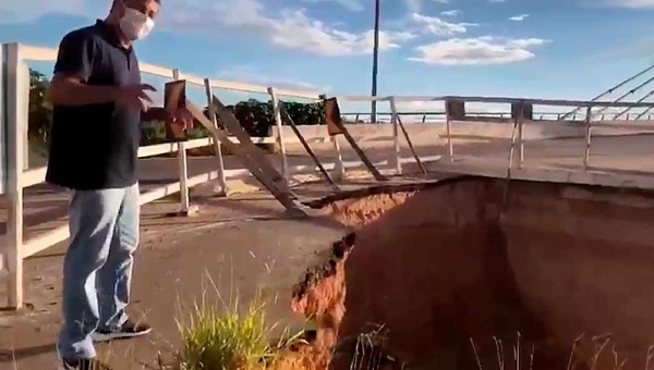 Roberto Duarte cobra manutenção na ponte sobre o Rio Taraucá