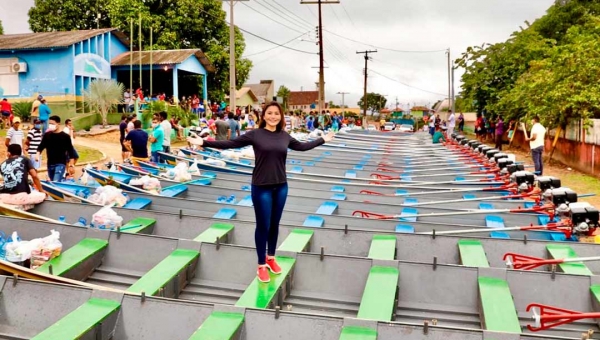 Prefeitura de Porto Walter entrega para população R$ 4 milhões em obras através da deputada Jéssica Sales