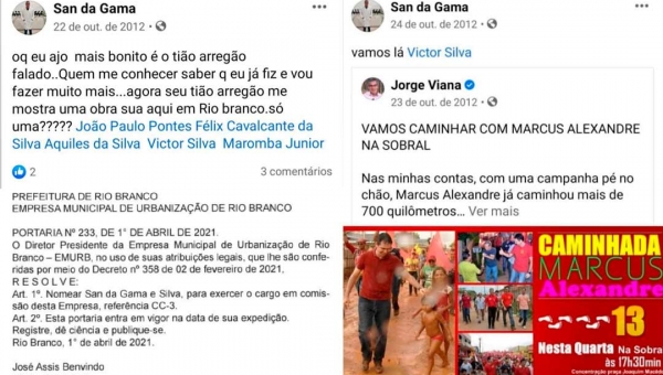 Cabos eleitorais de Bocalom reclamam de esquecimento e cobram prefeito a respeito da nomeação de “petista”