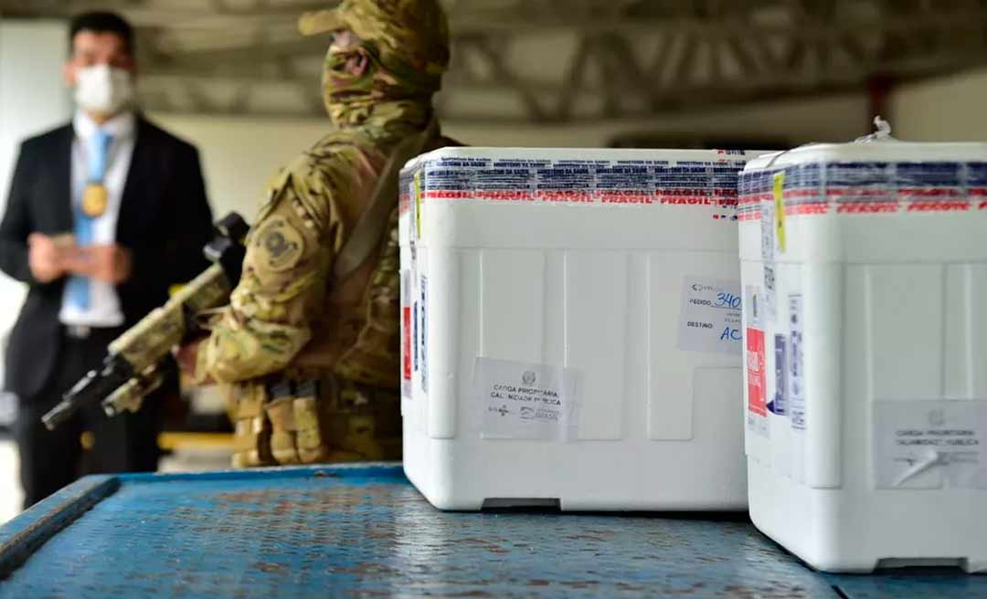 Acre recebe mais 15.400 doses da vacina anticovid amanhã e número de doses recebidas chega próximo das 200 mil