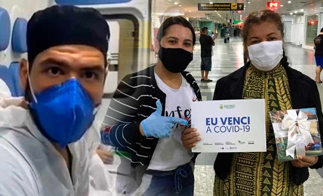 Médico fala da satisfação em ver paciente que foi transferida para Manaus voltar curada da covid