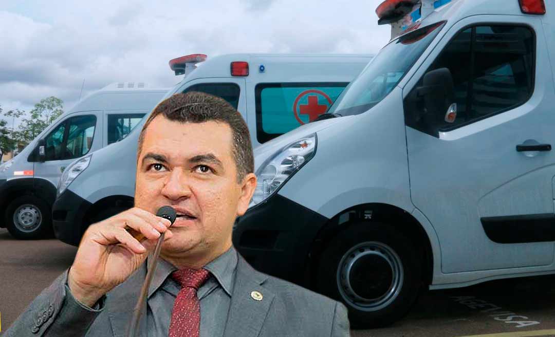 Deputado Sargento Cadmiel comemora chegada de 28 ambulâncias para atender municípios 