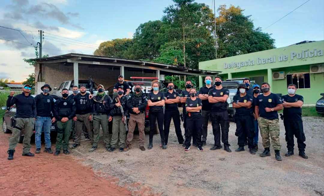 Policia Civil do Acre deflagra operação "Start" e prende dois por organização criminosa em Manoel Urbano