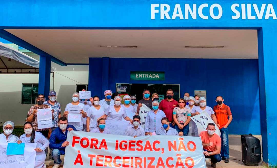 Na UPA da Sobral, Jenilson diz que servidores da Saúde precisam de melhores salários e não de terceirização