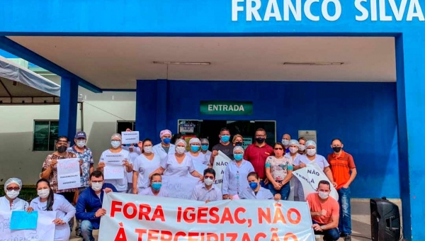 Na UPA da Sobral, Jenilson diz que servidores da Saúde precisam de melhores salários e não de terceirização