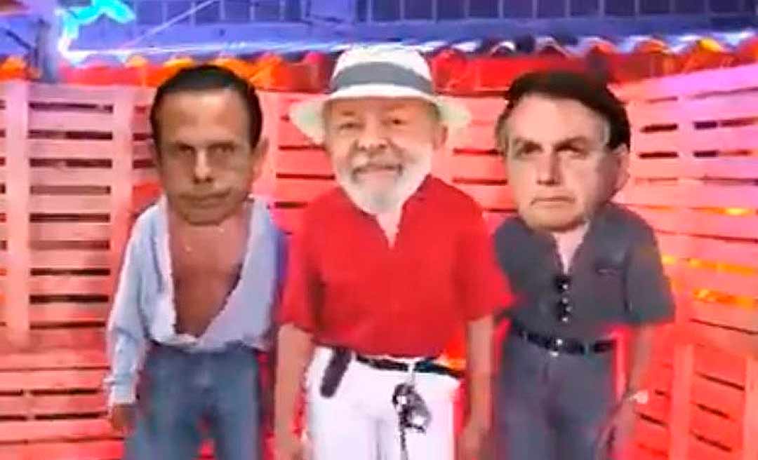 Paródia com presidenciáveis viraliza na internet e mostra Lula, Doria e Bolsonaro no páreo