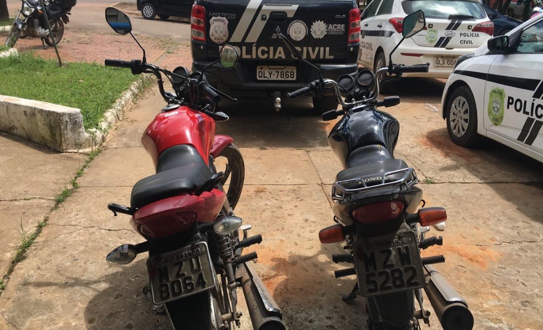 Ladrão e receptador de motos são presos em Operação da Polícia Civil 