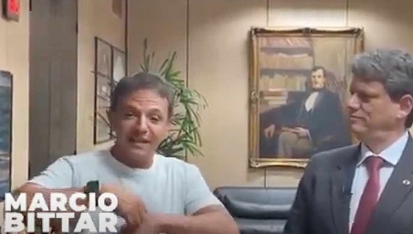 Ao lado do ministro da Infraestrutura, Bittar destaca inauguração da ponte do Madeira no dia 7