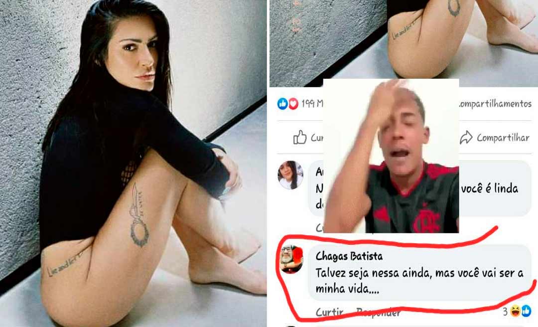 Ex-vice-prefeito Chagas Batista comenta foto sensual de Cléo Pires: ‘você vai ser a minha vida’