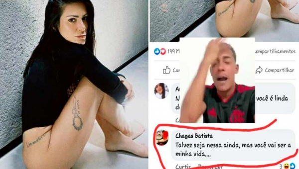 Ex-vice-prefeito Chagas Batista comenta foto sensual de Cléo Pires: ‘você vai ser a minha vida’