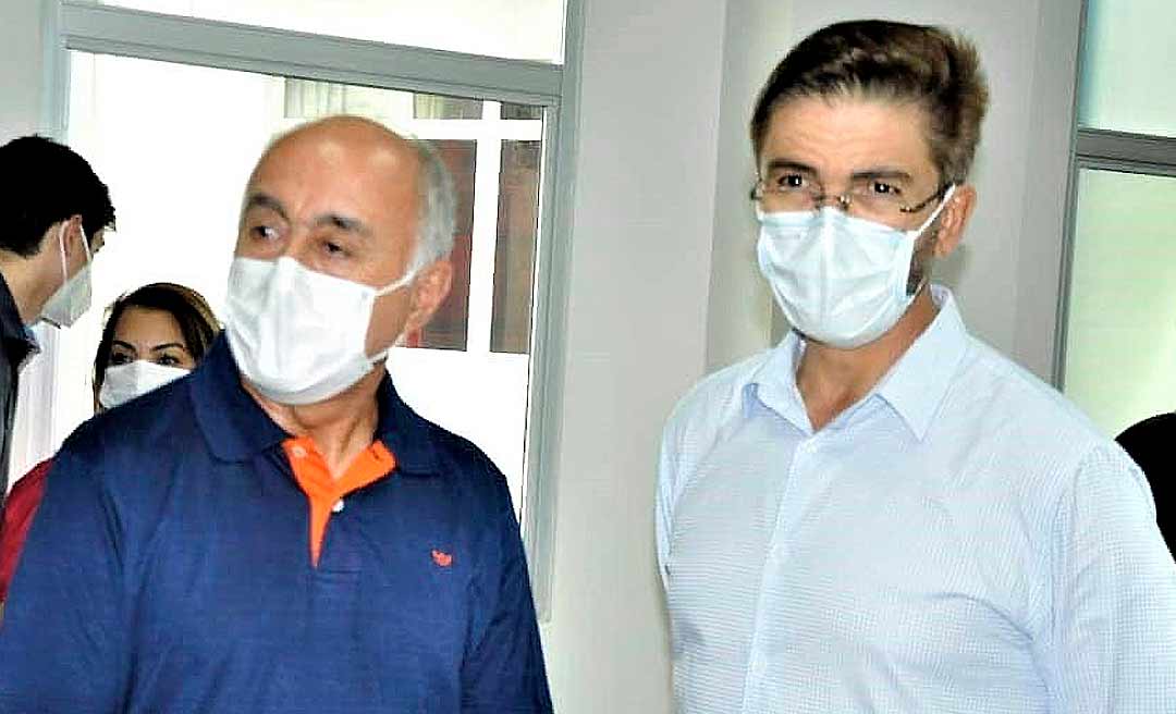 Após pedido de demissão, Bocalom agradece ajuda de Arthur Neto na Prefeitura de Rio Branco