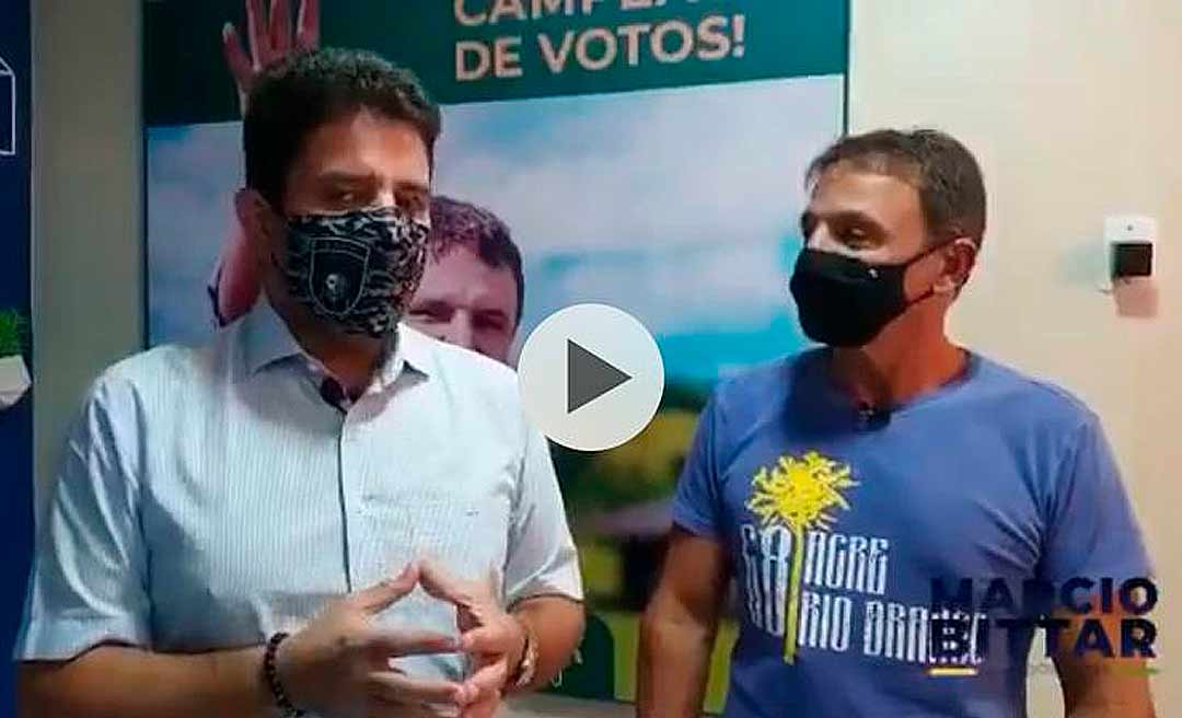 Ao lado de Bittar, Gladson convida acreanos para inauguração da Ponte do Madeira: “a ponte é nossa”