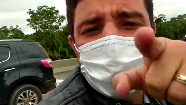 Aliado de Mara e Major Rocha tenta envergonhar Gladson na ponte do Madeira, mas governador contra ataca: “Eu vou ser governador por mais quatro anos, e você ainda vai votar em mim”