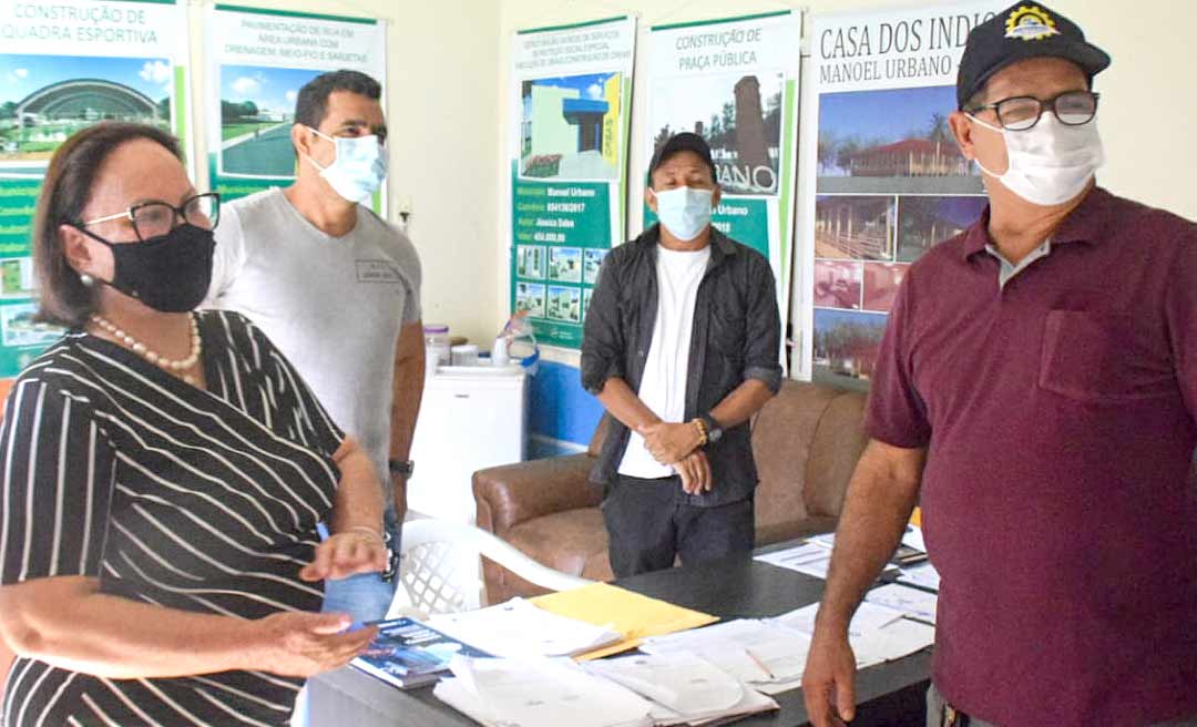 Prefeito de Manoel Urbano Tanízio Sá declara apoio à eleição de Vanda Milani ao Senado