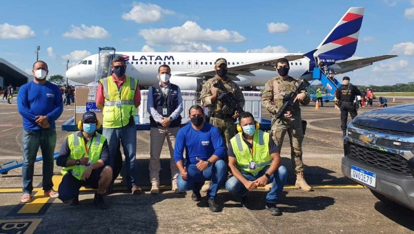 Acre recebe mais 19.740 doses de vacinas contra a Covid-19 nesta terça-feira