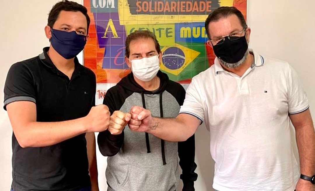 Com o presidente nacional do Solidariedade, Israel Milani discute os rumos do partido para 2022