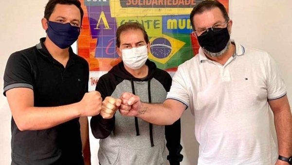 Com o presidente nacional do Solidariedade, Israel Milani discute os rumos do partido para 2022