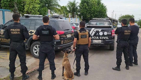 Policia Federal deflagra operação e prende três líderes do Comando Vermelho no Vale do Juruá
