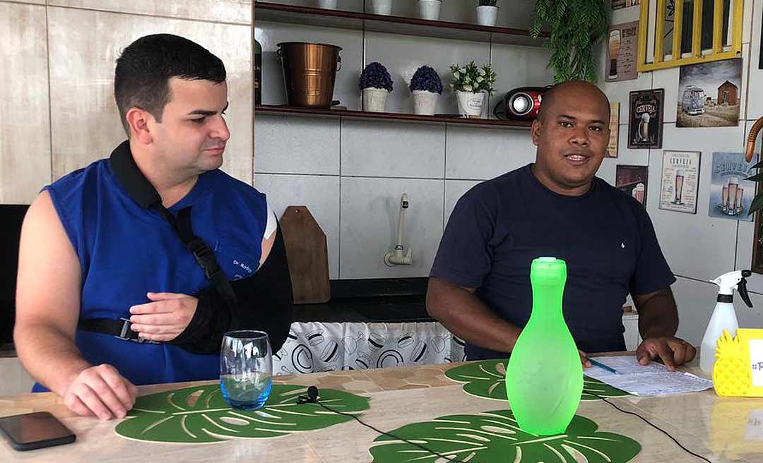 No Programa Papo Reto, Rodrigo Damasceno diz que optou ficar no Acre após formação em Belém