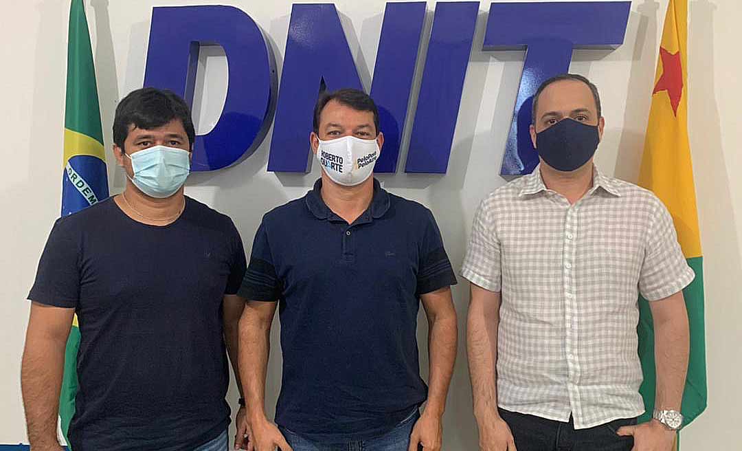 No DNIT, Roberto Duarte solicita área de proteção aos ciclistas na estrada do aeroporto