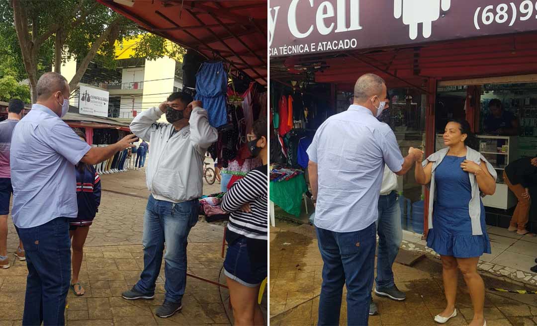 Neném Almeida cobra prefeitura para que resolva situação dos camelôs da Benjamin Constant e do Aquiri Shopping