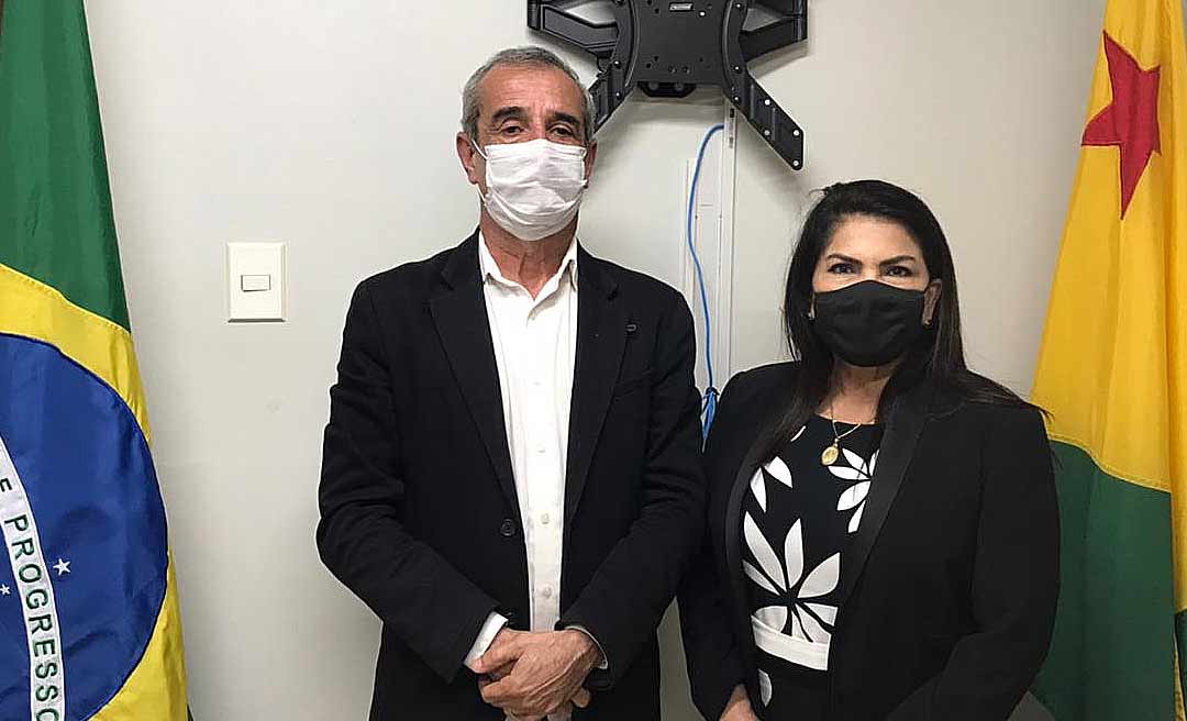 Antonia Sales visita secretário adjunto de Segurança Pública e conhece Programa Sejusp Itinerante